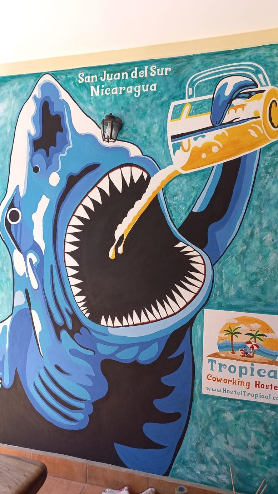 Hostel Tropical And Coworking Сан Хуан дел Сур Екстериор снимка